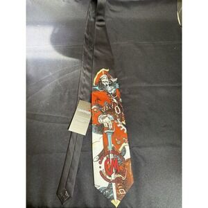 Captain Morgan Neck Tie Mens Multicolor Spiced Rum Graphic Print New